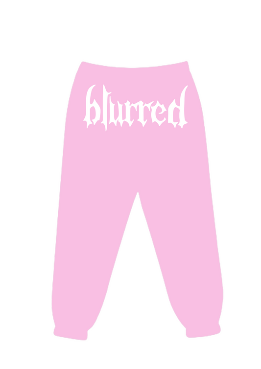 Pink Blurred Trackpants